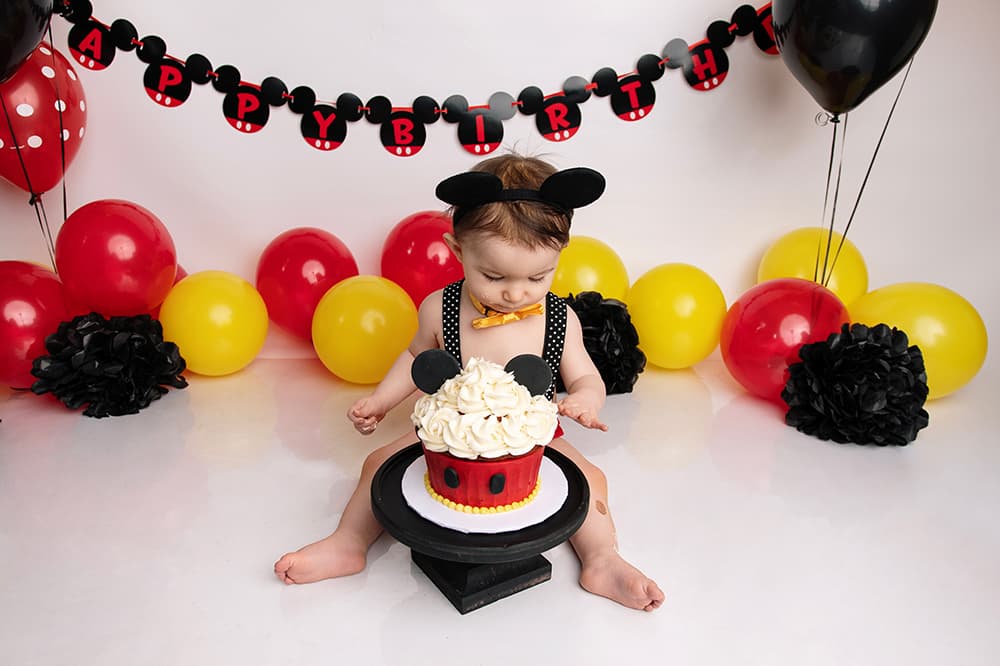 One Year Old Boy First Birthday Shoot